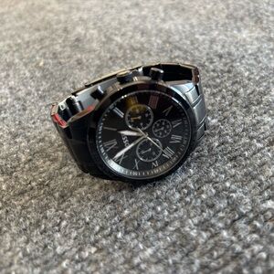 Fossil Black Chronograph Watch